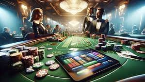 Aplikasi mobile vip303 menampilkan meja dealer langsung dan menu permainan